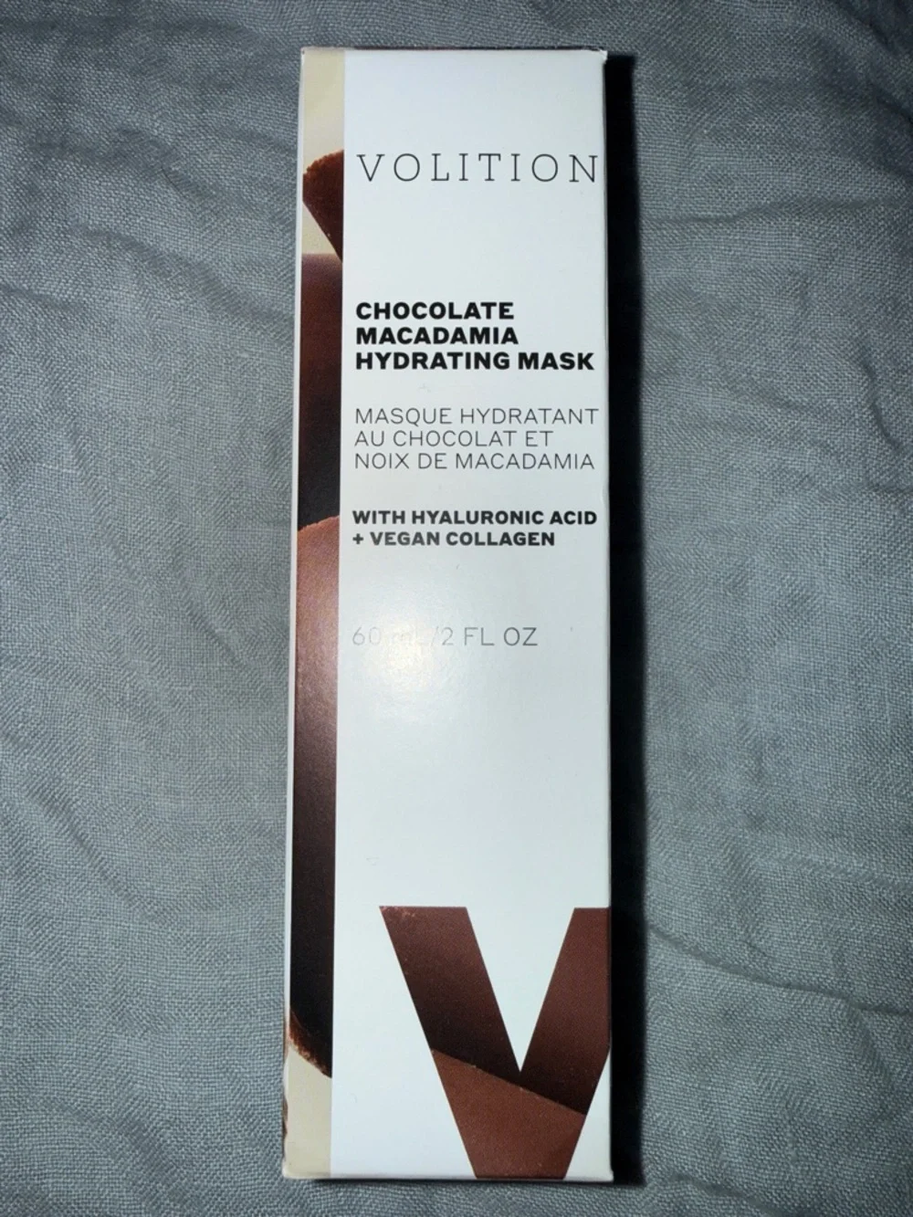 Volition chocolate macadamia hydrating mask NIB
